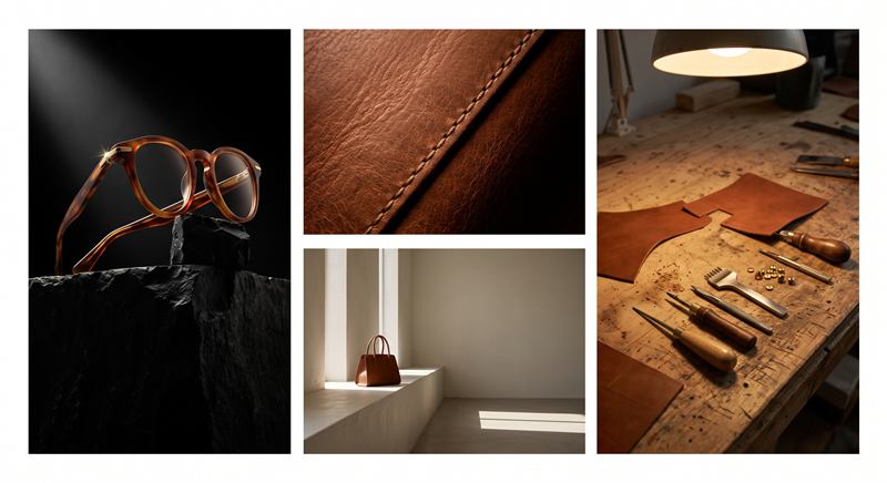 Karme Atelier — koncept brend, četiri vizuala